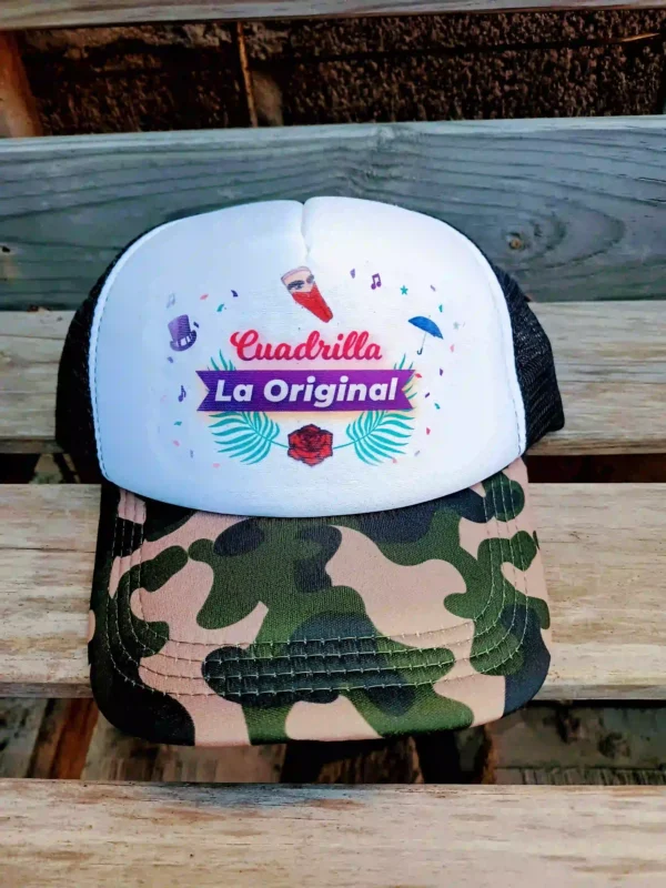 gorra tipo camionero personalizada