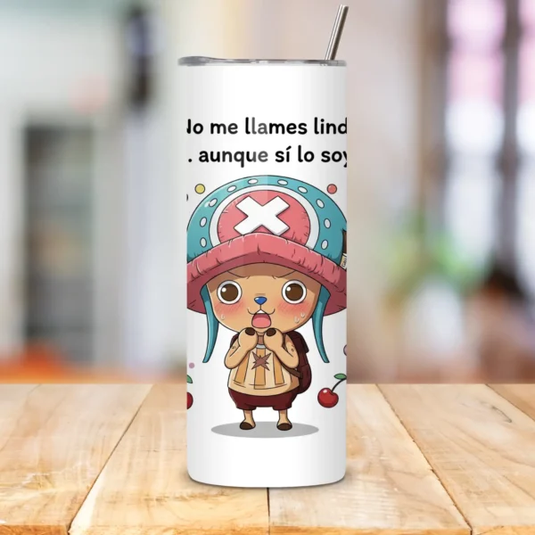 Termo Tony Tony Chopper De One Piece Con Frase -500 Ml <span style="color: green; font-weight: bold;">Envío gratis</span> - Imagen 2