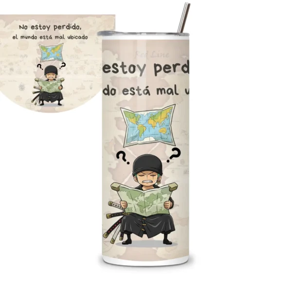 Termo de Zoro roronoa de One Piece