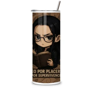 Termo de Nico Robin con lentes