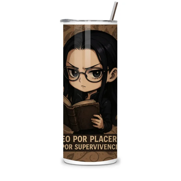 Termo de Nico Robin con lentes
