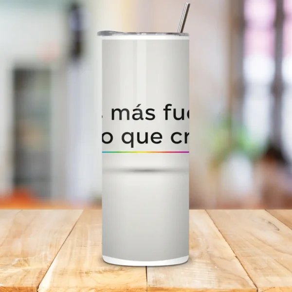 termo con frase motivacional
