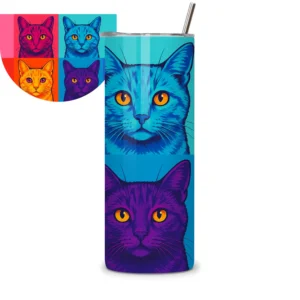 Gato Pop Art Warhol Termo