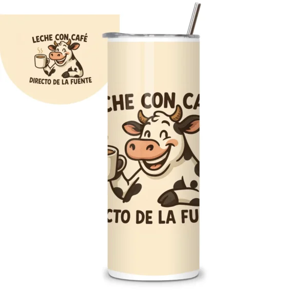 Termo con vaquita y café