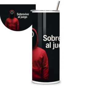 Soldado con círculo del juego del calamar