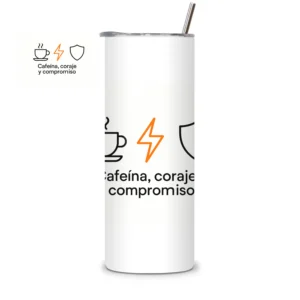 termo cafeina coraje y compromiso