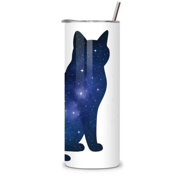 Termo Gato Estilo Cósmico - Imagen 2