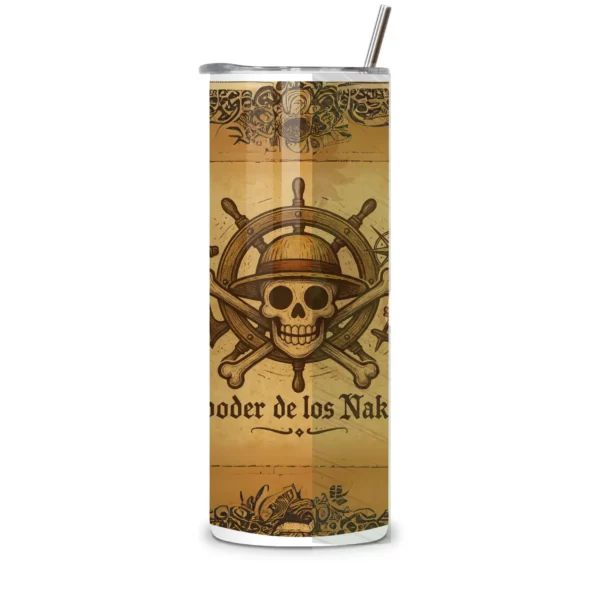 termo one piece bandera pirata