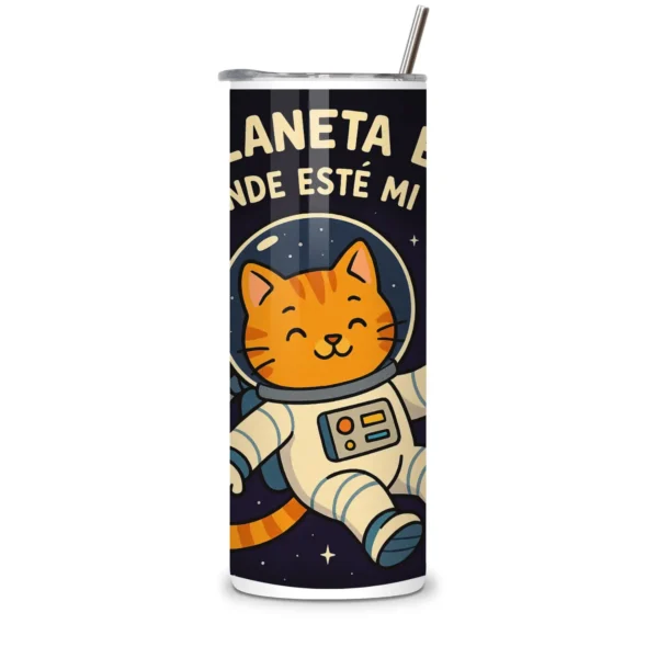Termo Gato Galaxia 20 Oz - Imagen 2