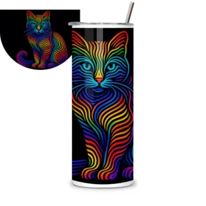 Gato Psicodélico Termo 20 OZ